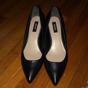 DKNY Black Block Heel